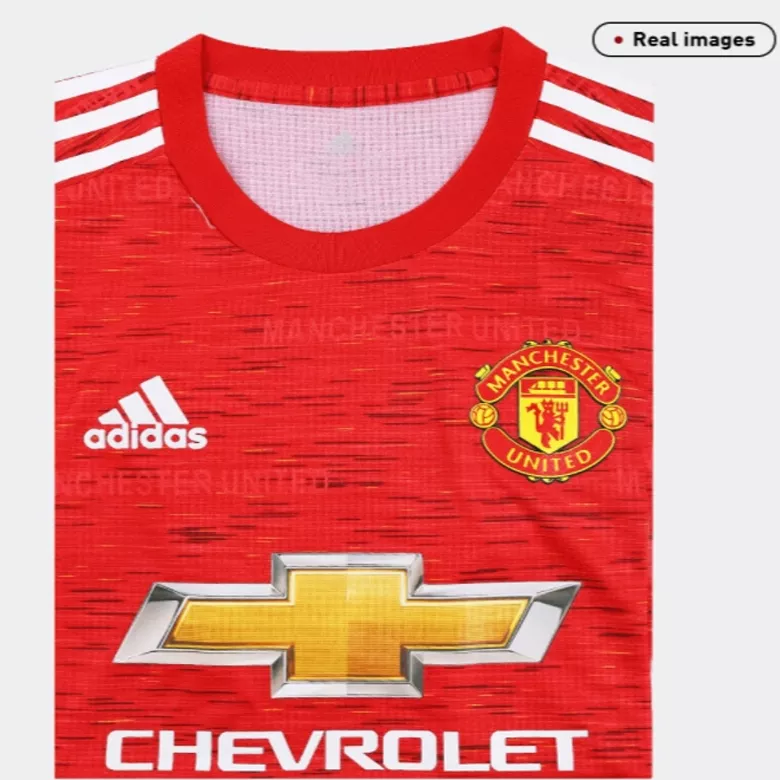 Manchester United Home Authentic Soccer Jersey 2020/21 - vstockx