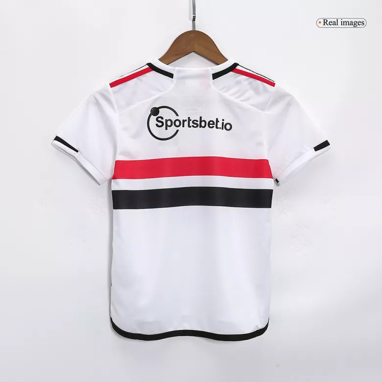 Sao Paulo FC Home Kids Jerseys Kit 2023/24 - vstockx