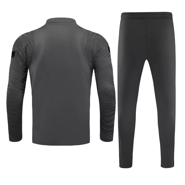 PSG 1/4 Zip Tracksuit 2021/22 Dark Gray - vstockx