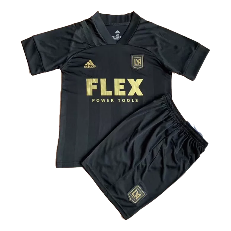 Los Angeles FC Home Kids Soccer Jerseys Kit 2021 - vstockx