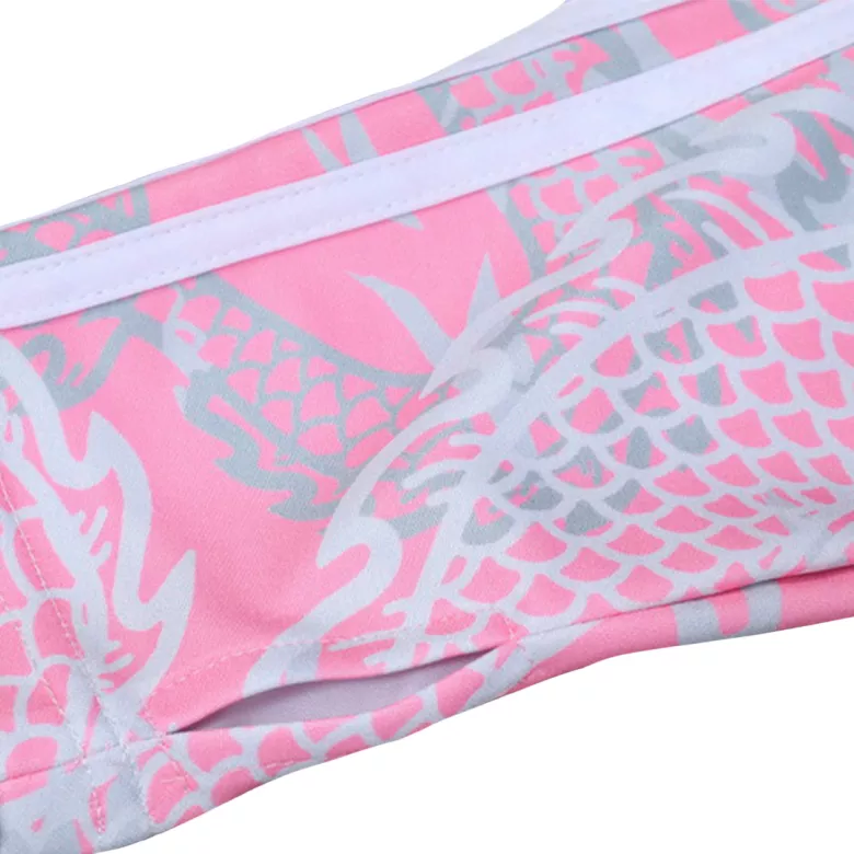 Real Madrid 1/4 Zip Tracksuit 2023/24 Kids Pink - vstockx