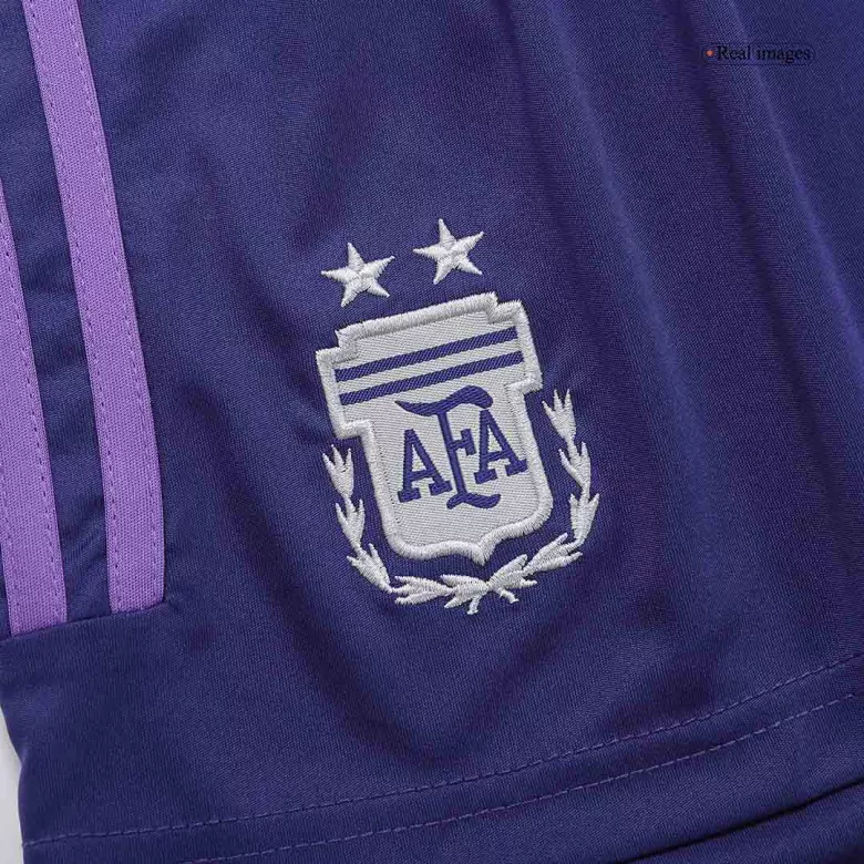 Argentina Away Soccer Shorts 2022 - vstockx
