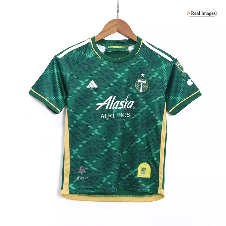Portland Timbers Home Kids Jerseys Kit 2023 - vstockx