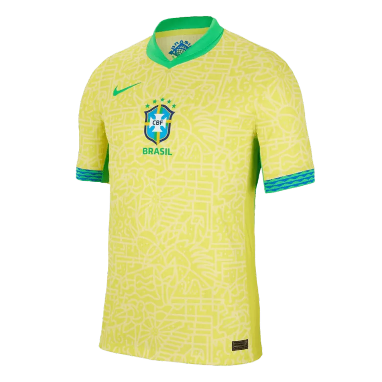 Brazil Home Authentic Soccer Jersey 2024 - vstockx