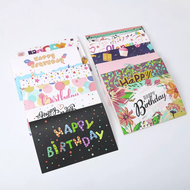 1 Pcs Random Style Personalized Birthday Greeting Card - vstockx