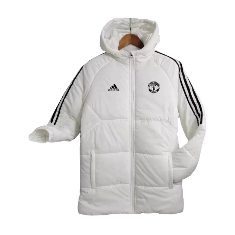 Manchester United Winter Jacket 2023 - White - vstockx