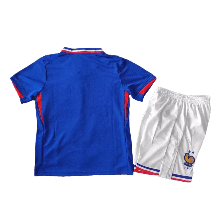 France Home Kids Soccer Jerseys Kit EURO 2024 - vstockx
