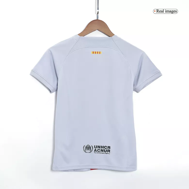 Barcelona Third Away Kids Jerseys Kit 2022/23 - vstockx