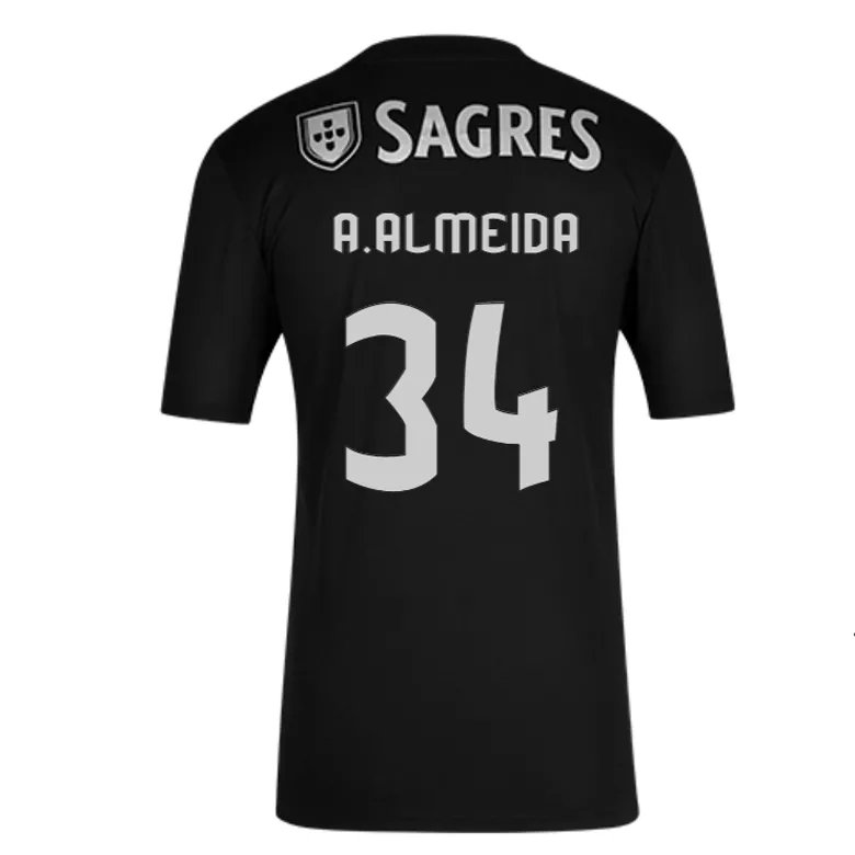 A.ALMEIDA #34 Benfica Away Soccer Jersey 2020/21 - vstockx