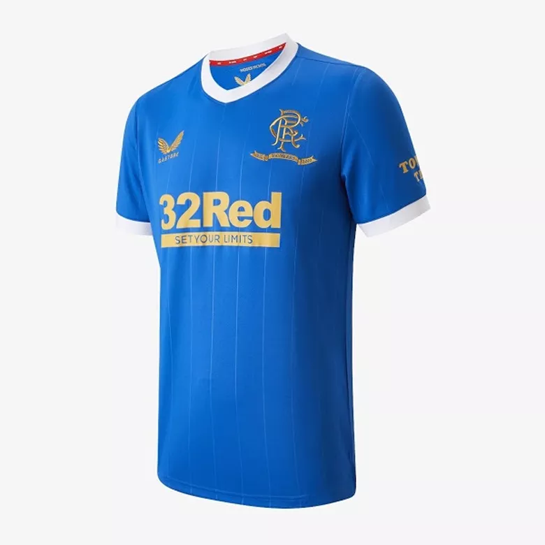 Replica Glasgow Rangers Home Jersey 2021/22 By Castore - vstockx