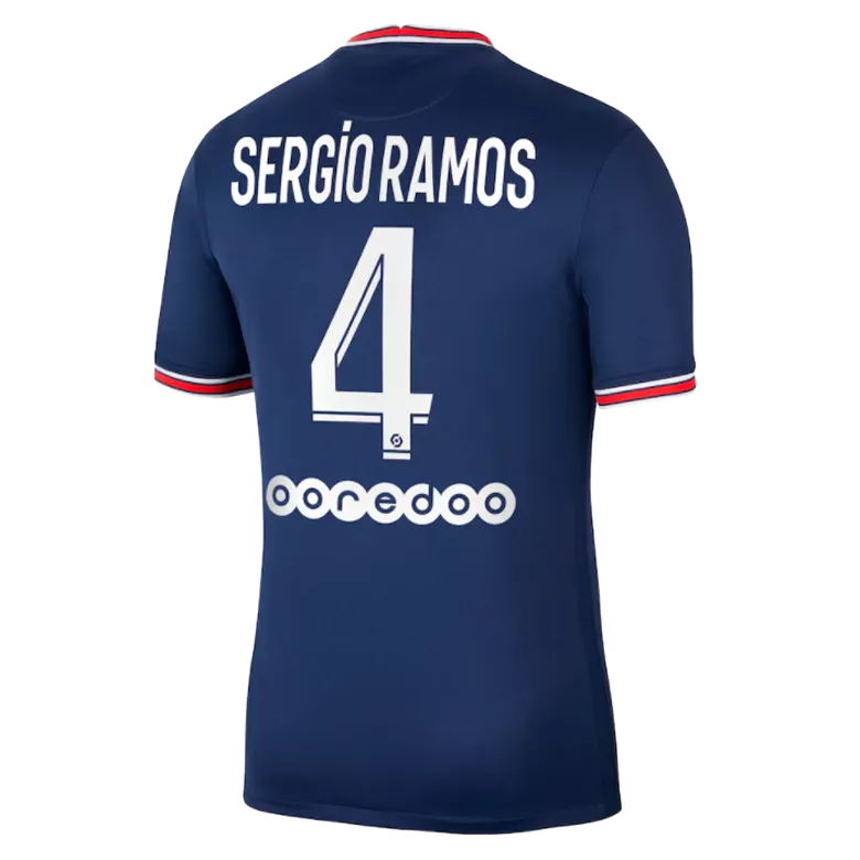 Replica SERGIO RAMOS #4 PSG Home Jersey 2021/22 By Jordan - vstockx