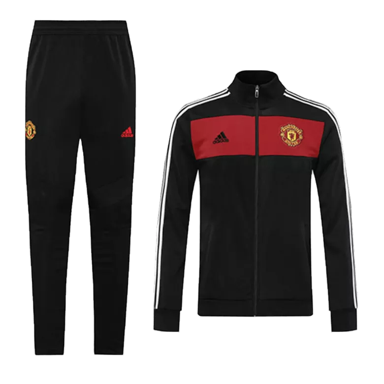 Manchester United Tracksuit 2020/21 Black - vstockx