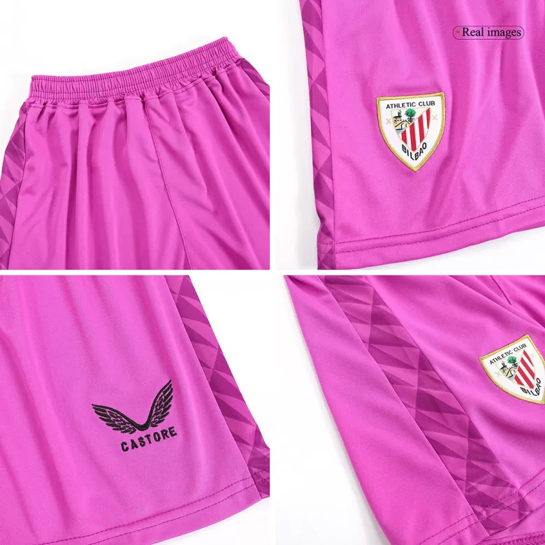 Athletic Club de Bilbao Goalkeeper Kids Soccer Jerseys Kit 2023/24 - vstockx
