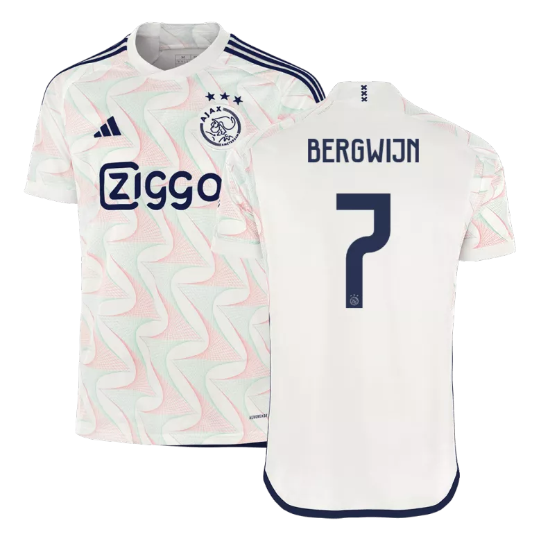 BERGWIJN #7 Ajax Away Soccer Jersey 2023/24 - vstockx
