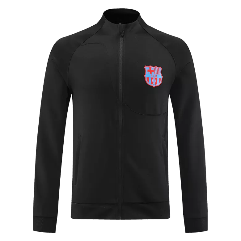 Barcelona Jacket Tracksuit 2022/23 Black - vstockx
