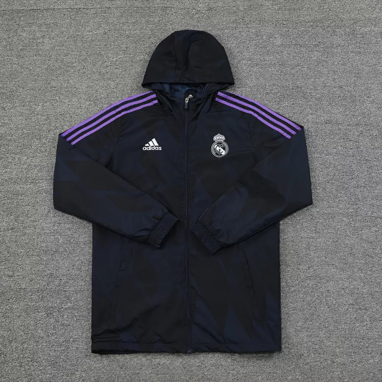 Real Madrid Windbreaker Hoodie Jacket 22/23 - vstockx