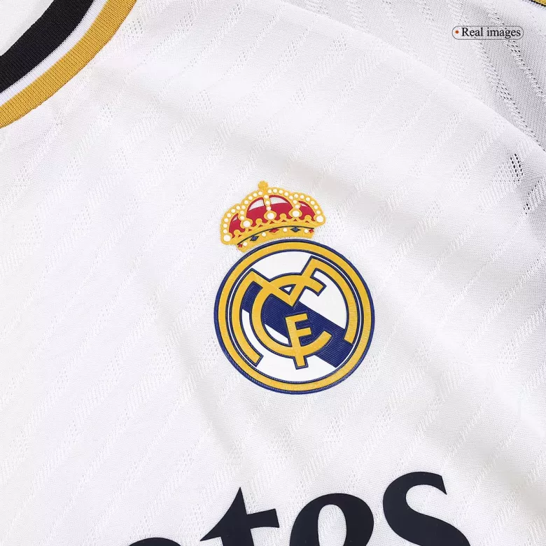 Authentic Real Madrid Home Long Sleeve Soccer Jersey 2023/24 - vstockx
