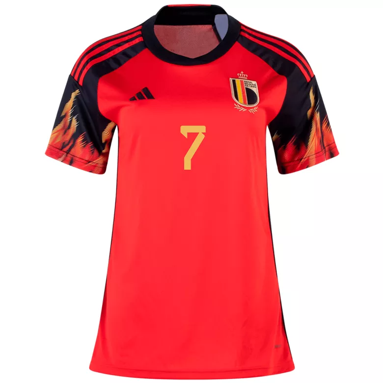 DE BRUYNE #7 Belgium Home Jersey World Cup 2022 Women - vstockx