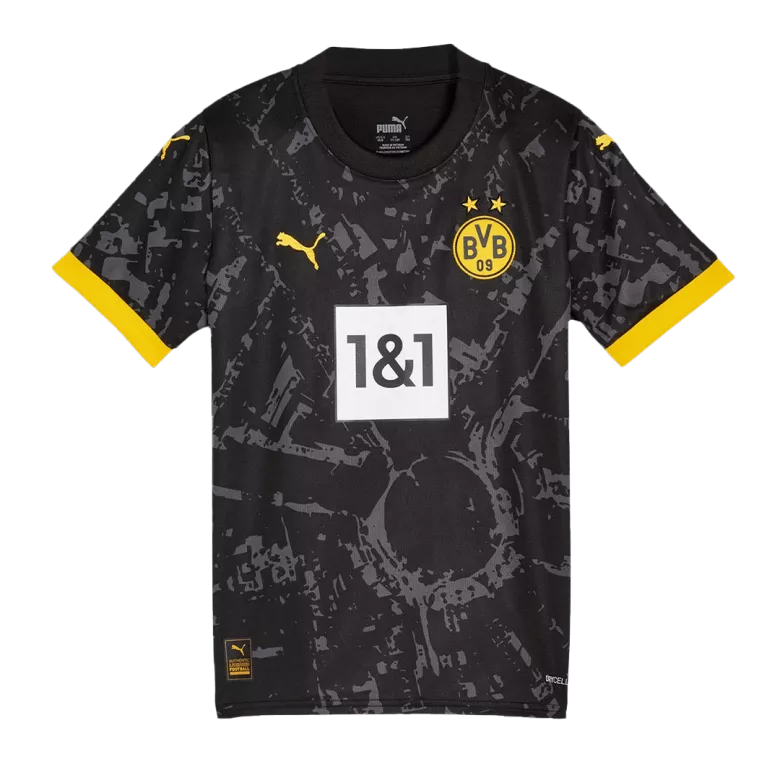 Borussia Dortmund Away Kids Soccer Jerseys Kit 2023/24 - vstockx