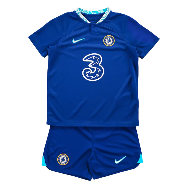 Chelsea Home Kids Soccer Jerseys Full Kit 2022/23 - vstockx
