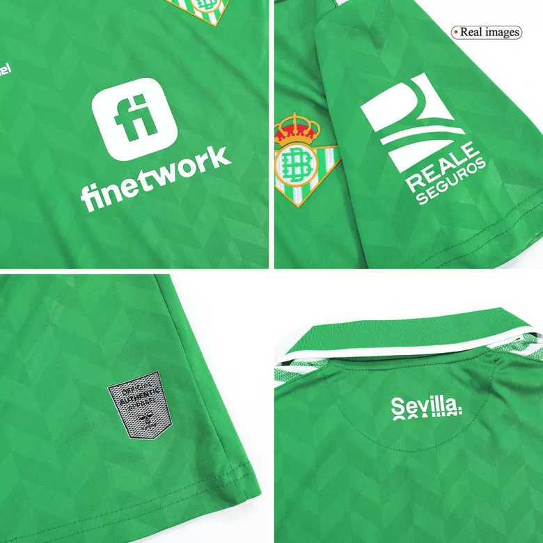 Real Betis Away Kids Soccer Jerseys Kit 2023/24 - vstockx