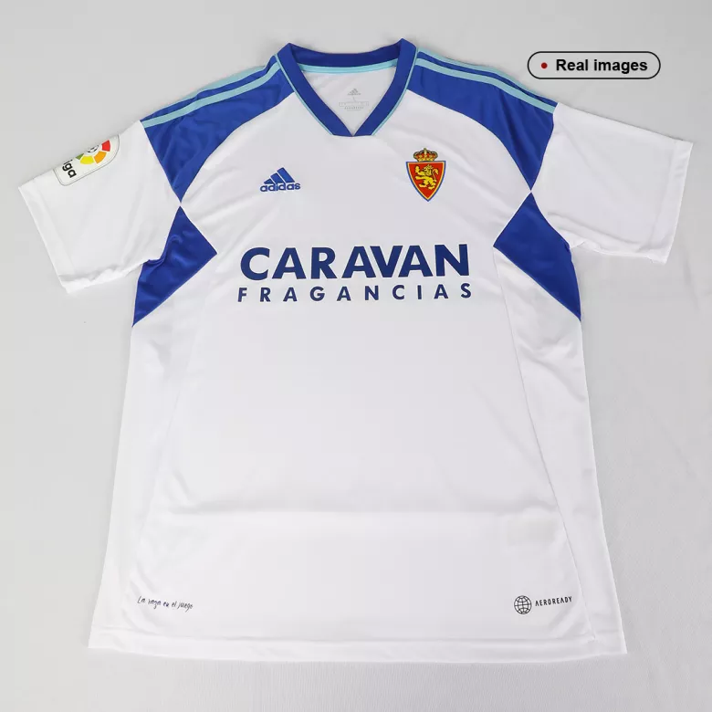 Real Zaragoza Home Soccer Jersey 2022/23 - vstockx