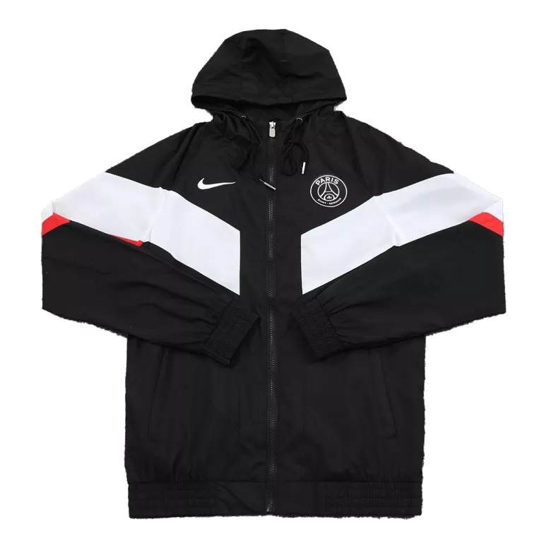 PSG Hoodie Windbreaker Jacket 2022/23 - Black - vstockx