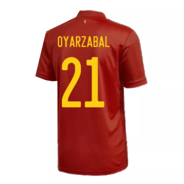 OYARZABAL #21 Spain Home Soccer Jersey 2020 - vstockx