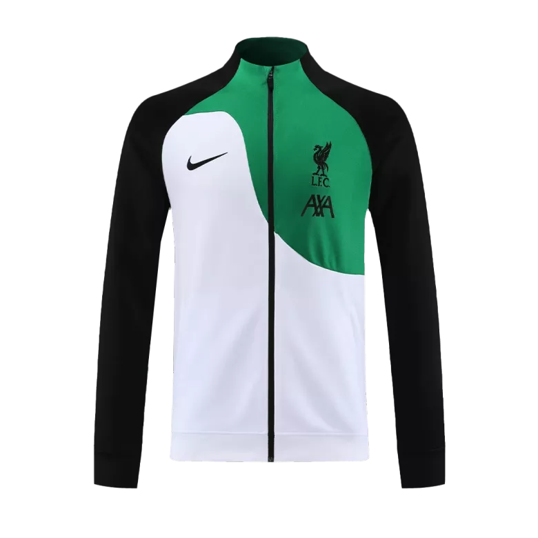 Liverpool Jacket Tracksuit 2023/24 Black&White&Green - vstockx
