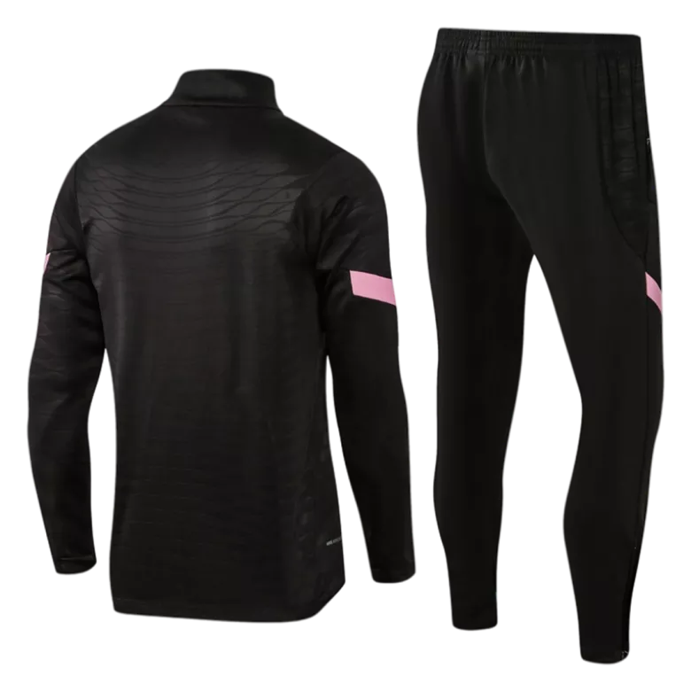 PSG 1/4 Zip Tracksuit 2021/22 Black - vstockx