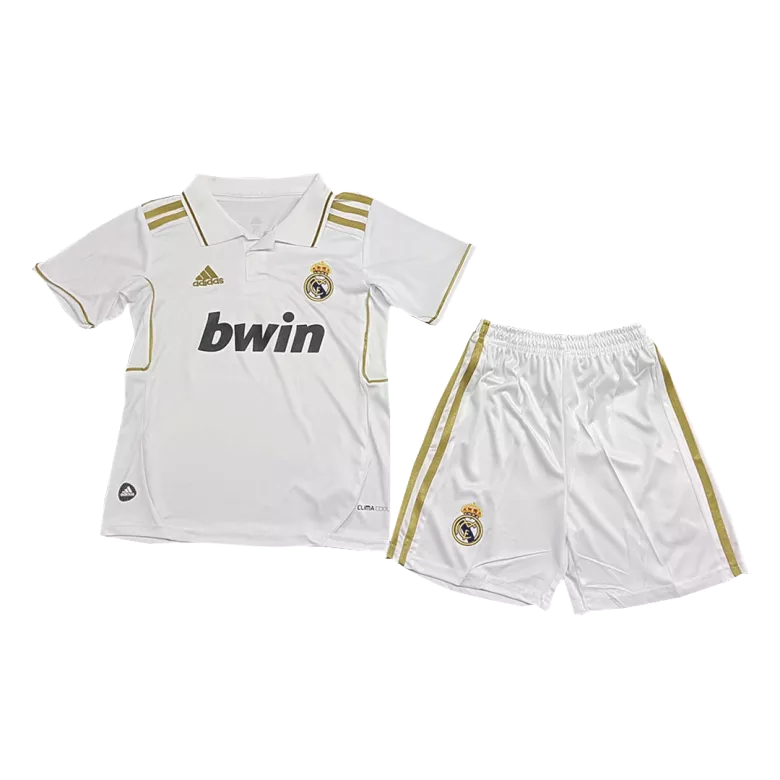 Real Madrid Home Kids Soccer Jerseys Kit 2011/12 - vstockx