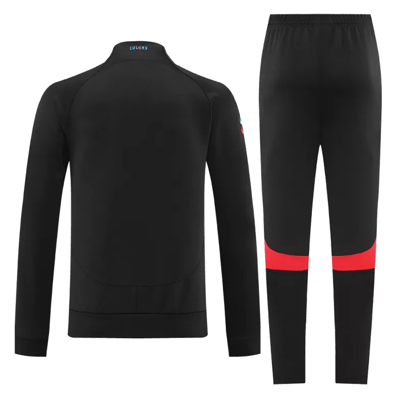 Barcelona Jacket Tracksuit 2022/23 Black - vstockx