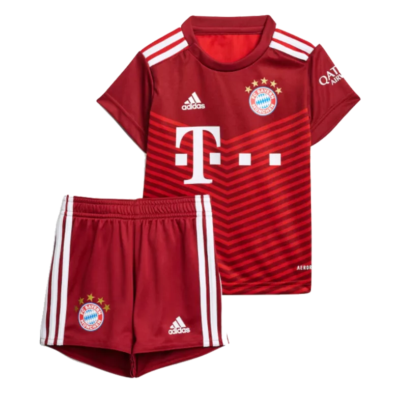 Bayern Munich Home Kids Soccer Jerseys Kit 2021/22 - vstockx