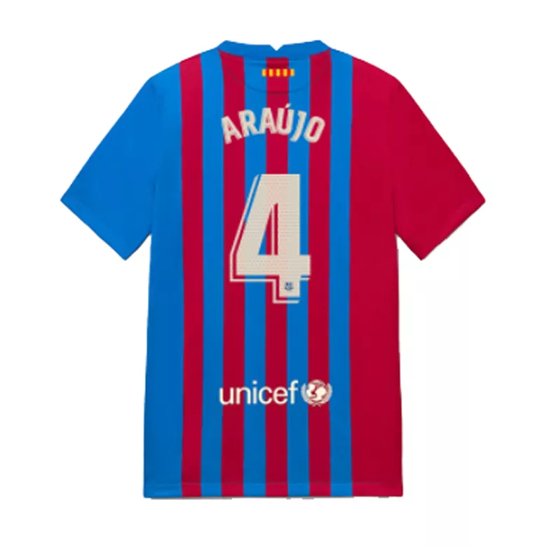 ARA�~JO #4 Barcelona Home Soccer Jersey 2021/22 - vstockx
