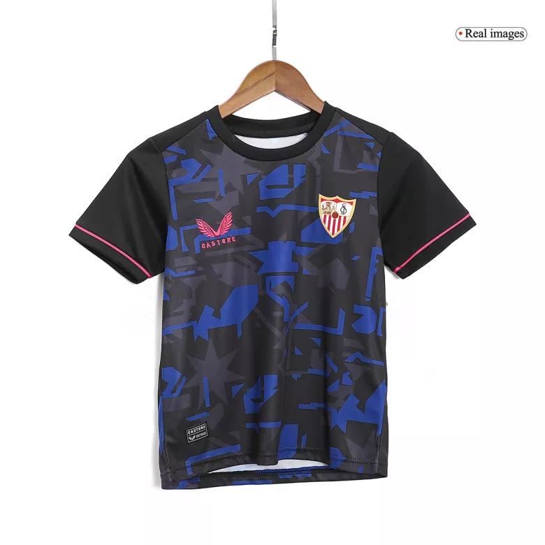 Sevilla Third Away Kids Soccer Jerseys Kit 2023/24 - vstockx
