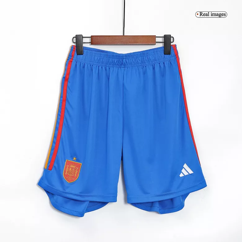 Spain Away Soccer Shorts 2022 - vstockx