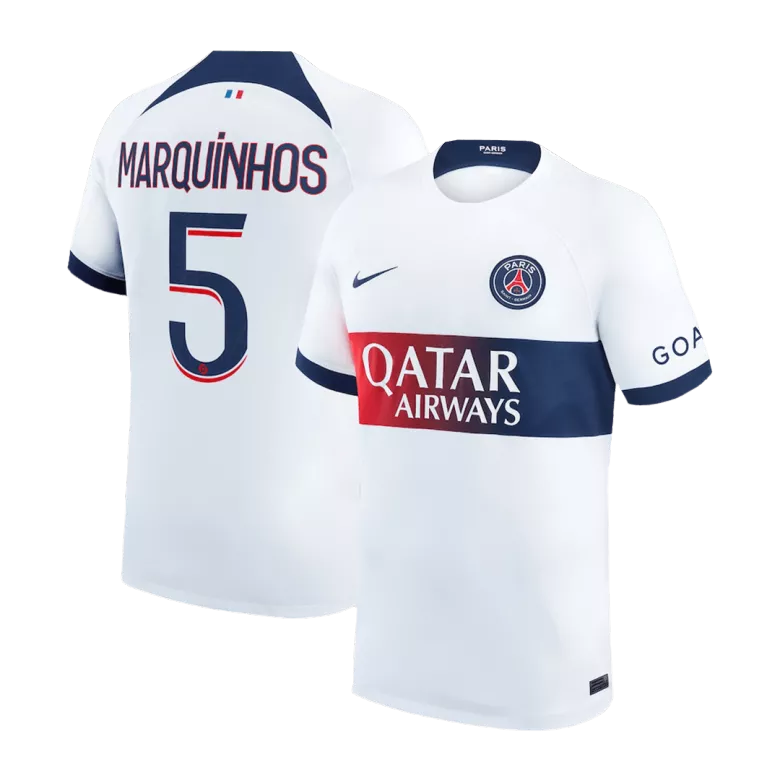 MARQUINHOS #5 PSG Away Jersey 2023/24 - vstockx