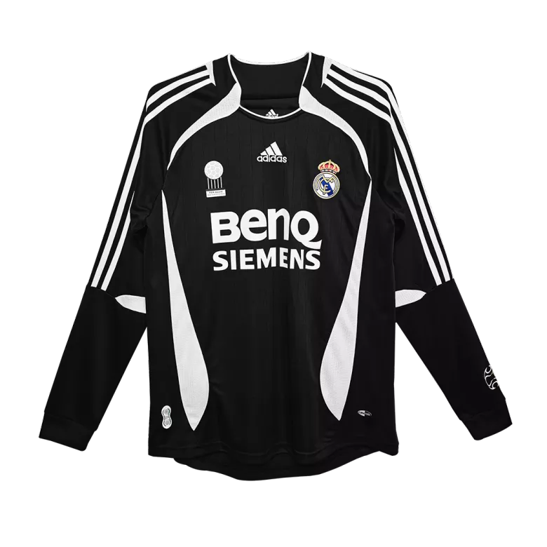 Vintage Soccer Jersey Real Madrid Away Long Sleeve 2006/07 - vstockx