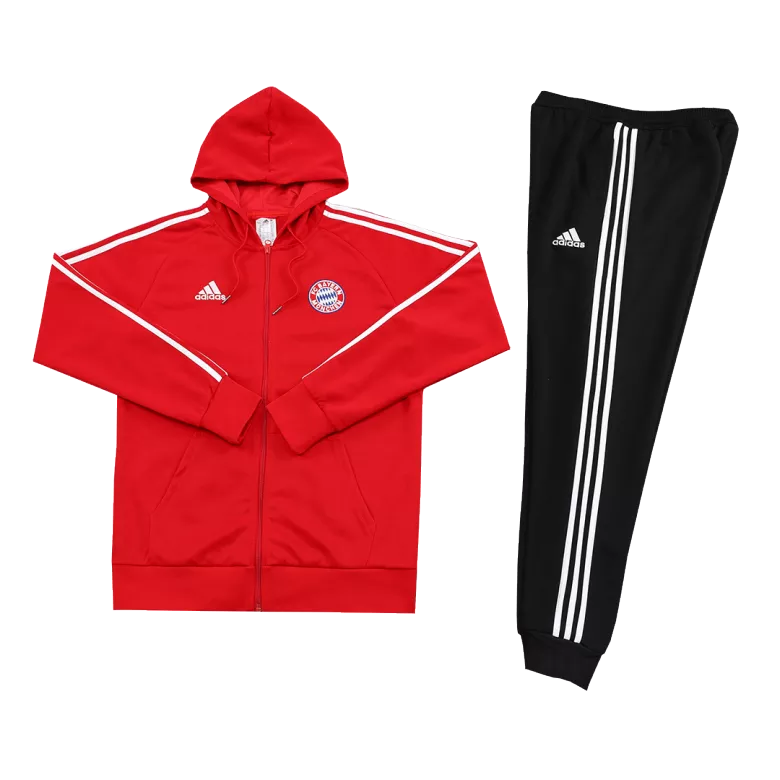 Bayern Munich Hoodie Tracksuit 2022/23 Red - vstockx