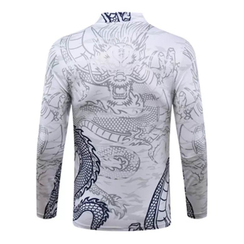 Real Madrid 1/4 Zip Tracksuit 2023/24 Gray - vstockx