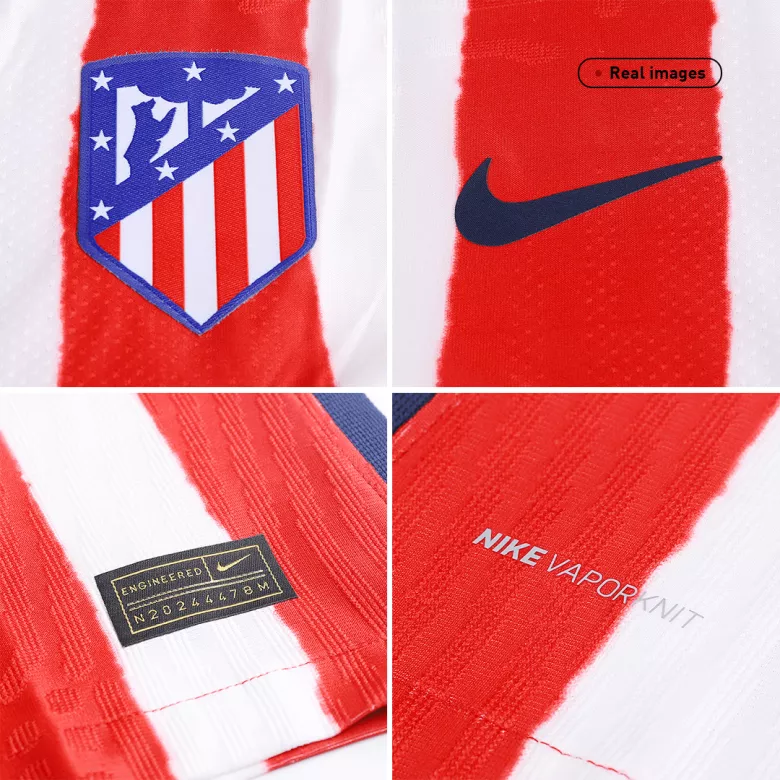 Atletico Madrid Home Authentic Soccer Jersey 2020/21 - vstockx