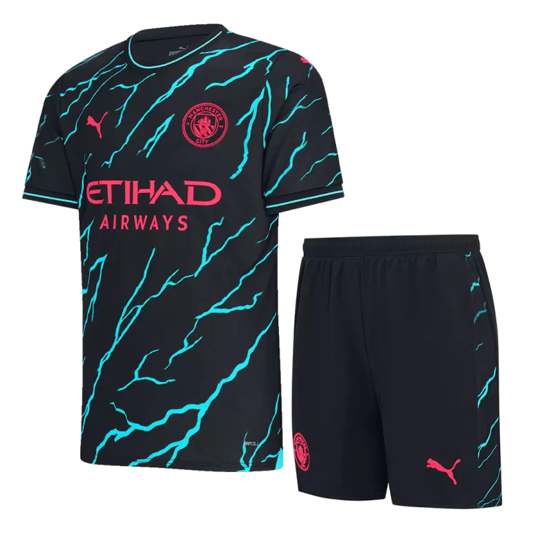 Manchester City Third Away Jerseys Kit 2023/24 - vstockx