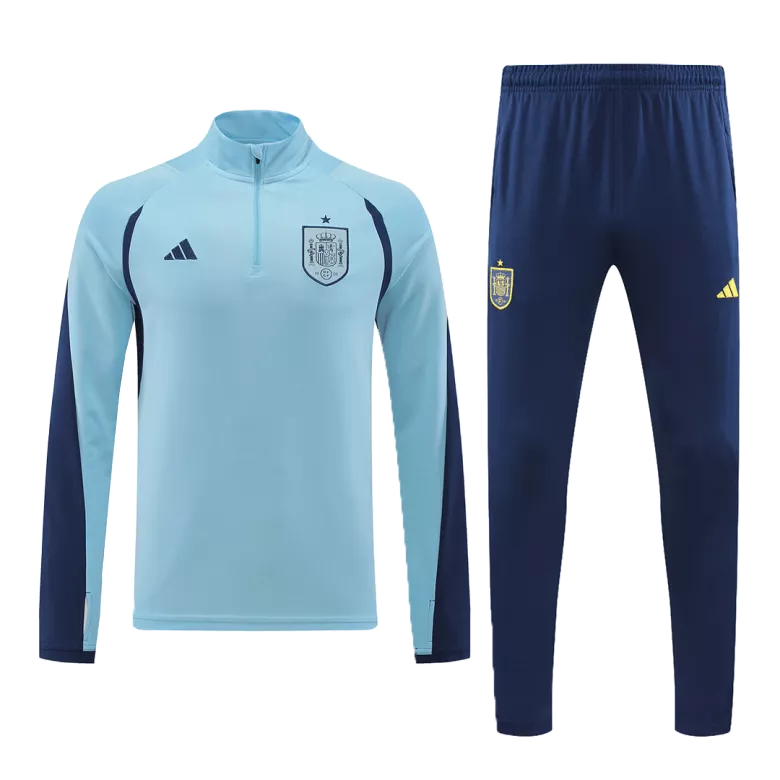 Spain 1/4 Zip Tracksuit 2022/23 Blue - vstockx
