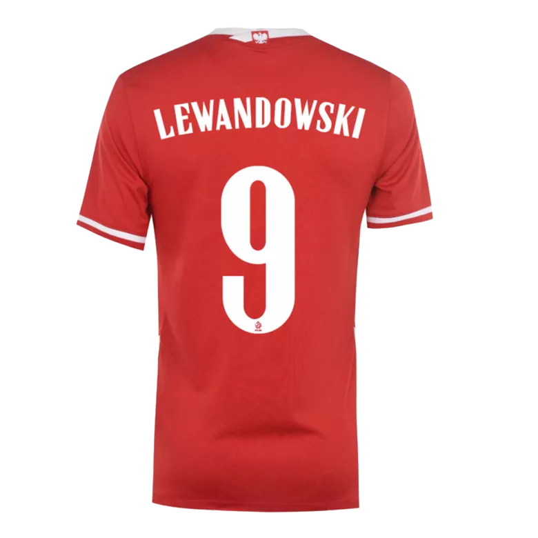 LEWANDOWSKI #9 Poland Away Soccer Jersey 2020 - vstockx