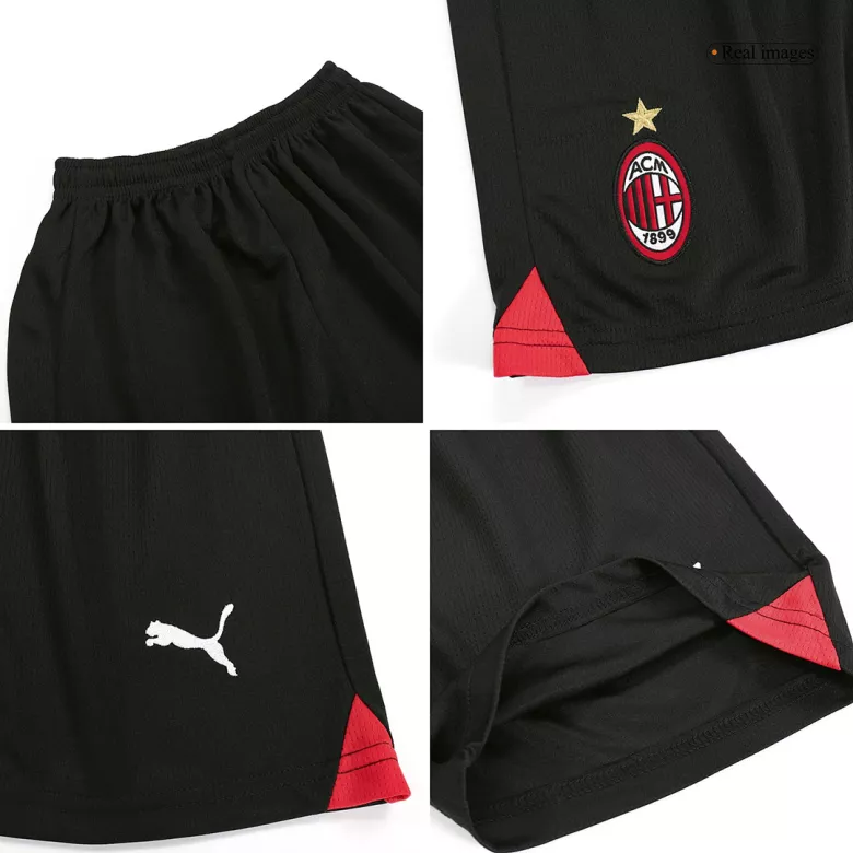 Kids AC Milan Home Soccer Jersey 2023/24 - Discount - vstockx