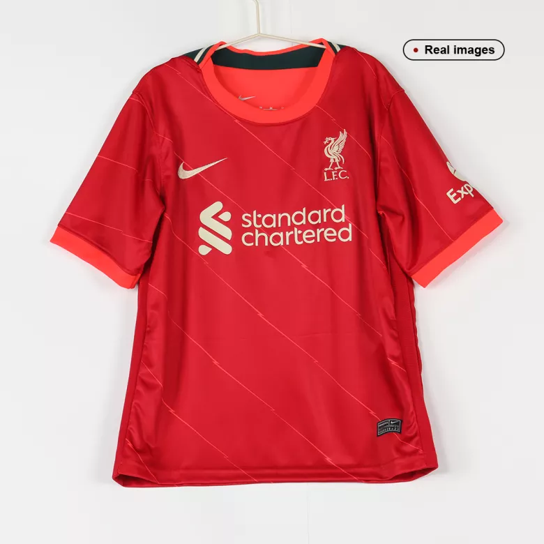 Liverpool Home Kids Soccer Jerseys Kit 2021/22 - vstockx