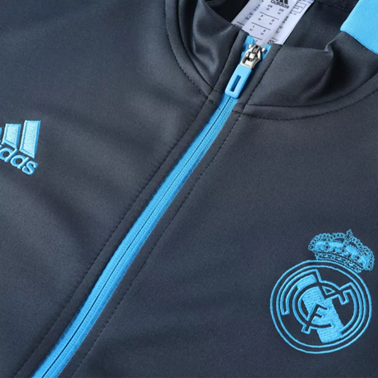 Real Madrid Jacket Tracksuit 2021/22 Gray - vstockx