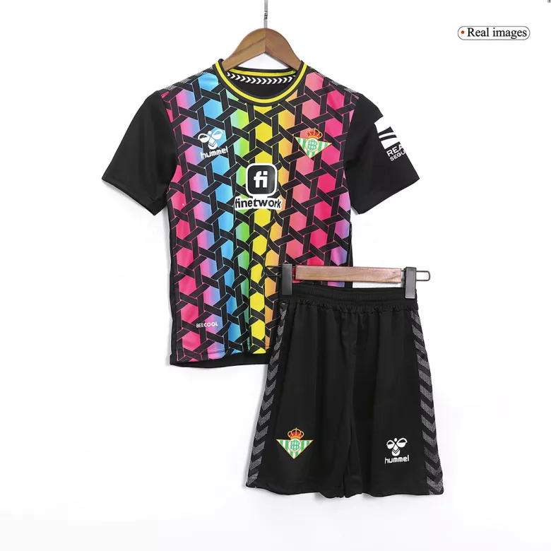 Real Betis Goalkeeper Kids Soccer Jerseys Kit 2023/24 - vstockx