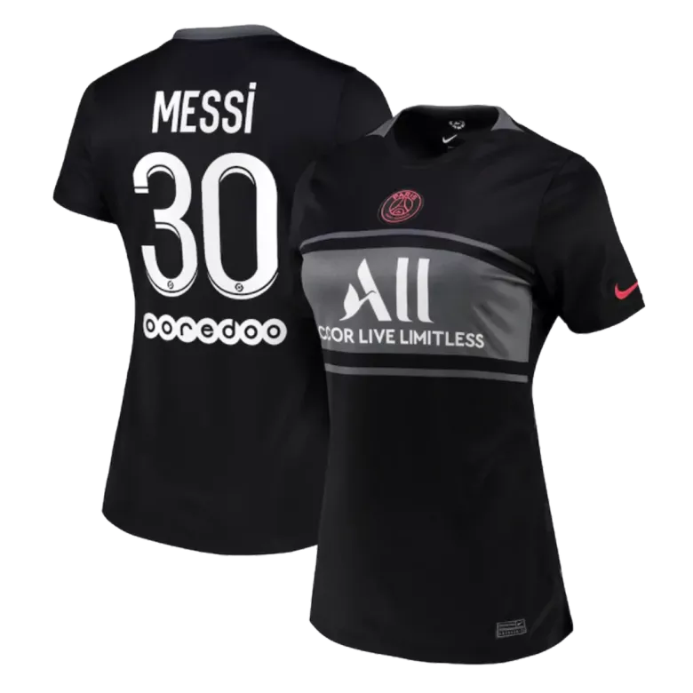 Messi #30 PSG Third Away Soccer Jersey 2021/22 Women - vstockx