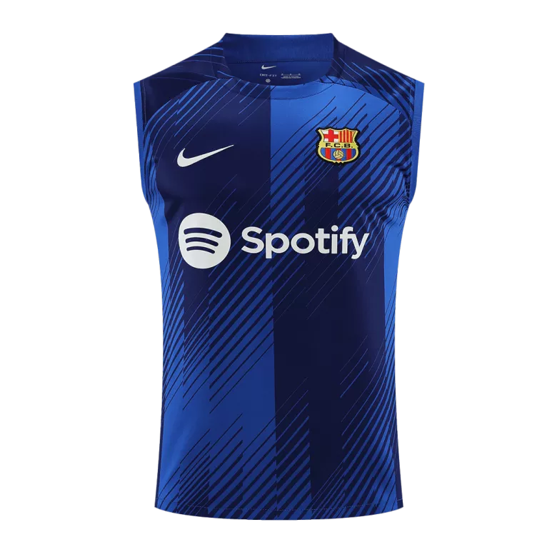 Barcelona Pre-Match Sleeveless Top 2023/24 Blue - vstockx